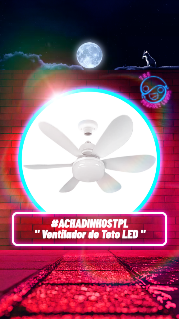 Ventilador de Teto Led